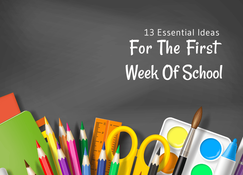 13 Essential Ideas for the First Week of School: Routines, Procedures, and Getting to Know You Activities for Elementary Classrooms